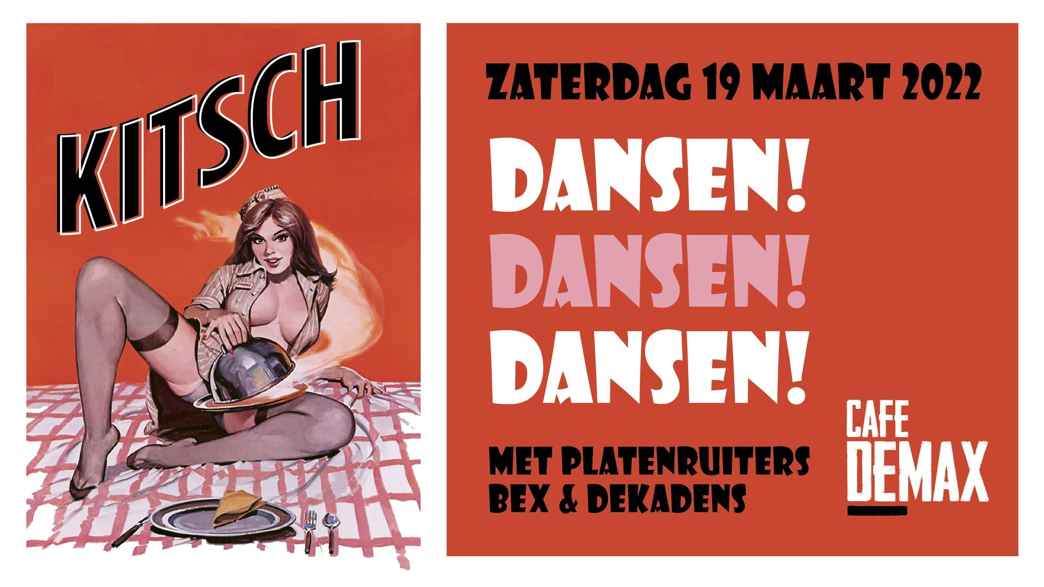 Affiche DANSEN in Café De Max
