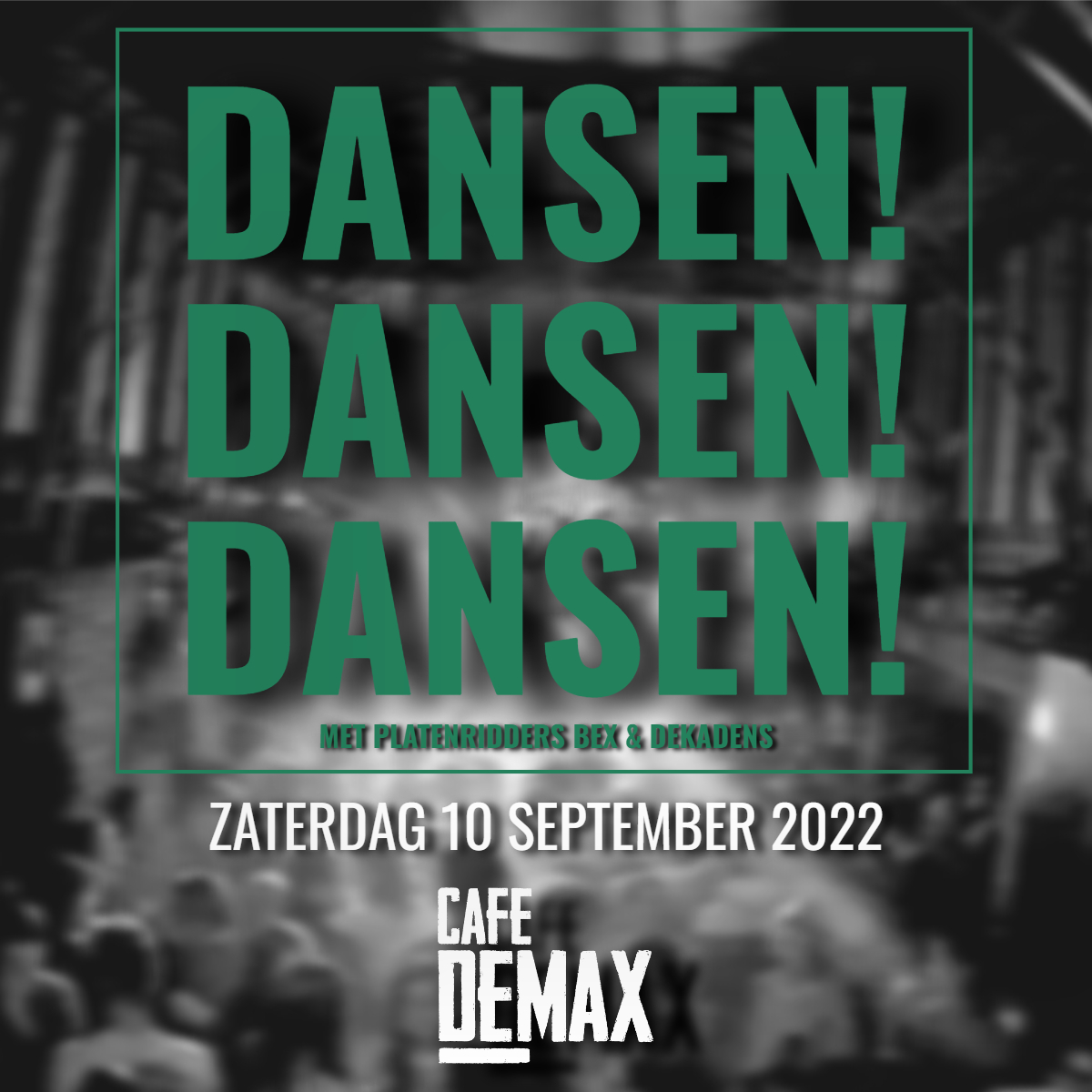 Affiche DANSEN in Café De Max