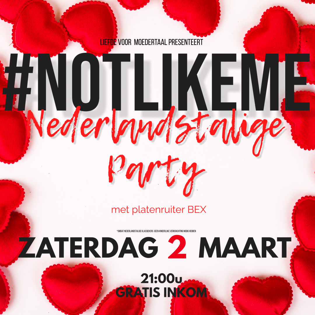Affiche #NOTLIKEME in Café De Max