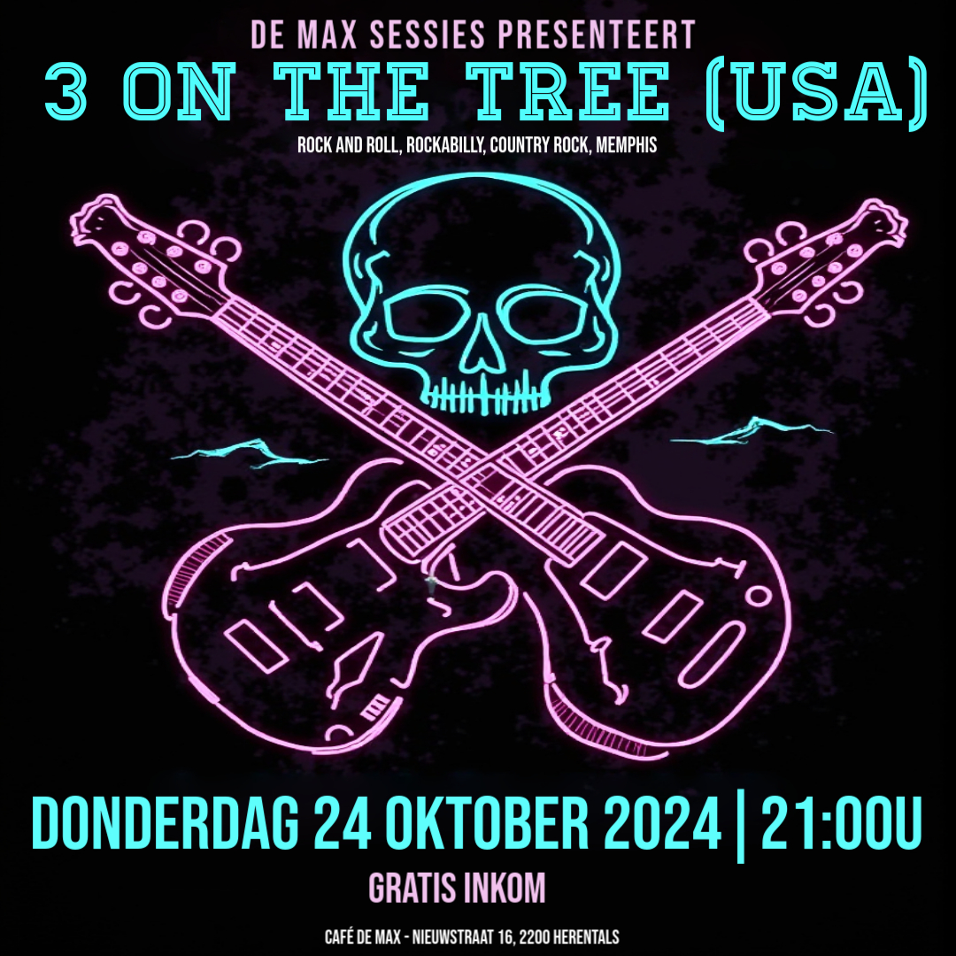 Affiche Three On The Tree in Café De Max