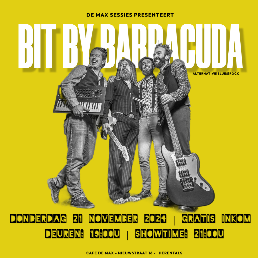 Affiche Bit By Barracuda in Café De Max