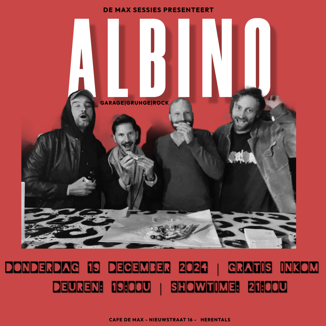 Affiche Albino in Café De Max