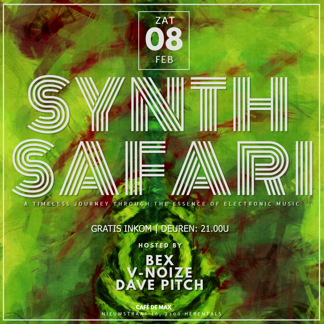 Affiche Synth Safari II in Café De Max