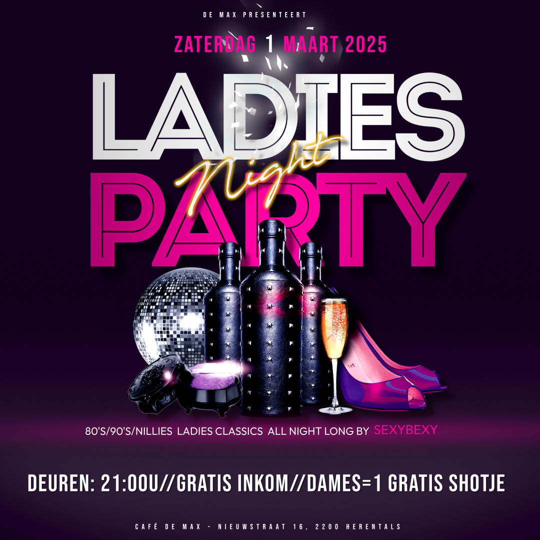 Affiche Girls Night in Café De Max