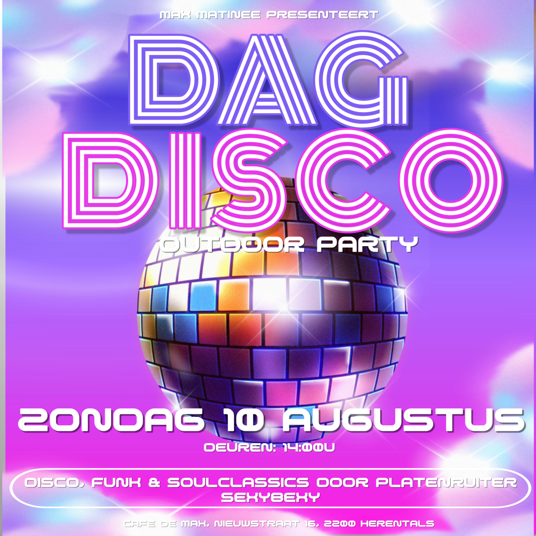 Affiche Dagdisco in Café De Max