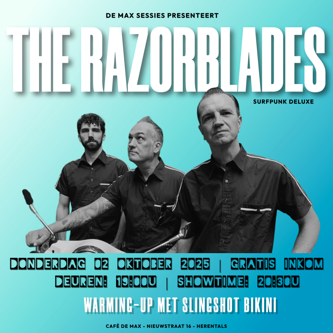 Affiche The Razorblades in Café De Max