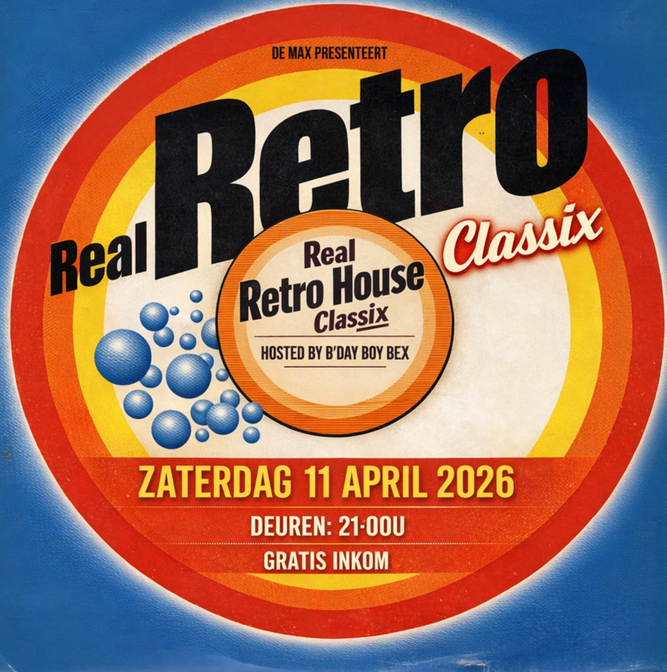 Affiche Retro Classix in Café De Max