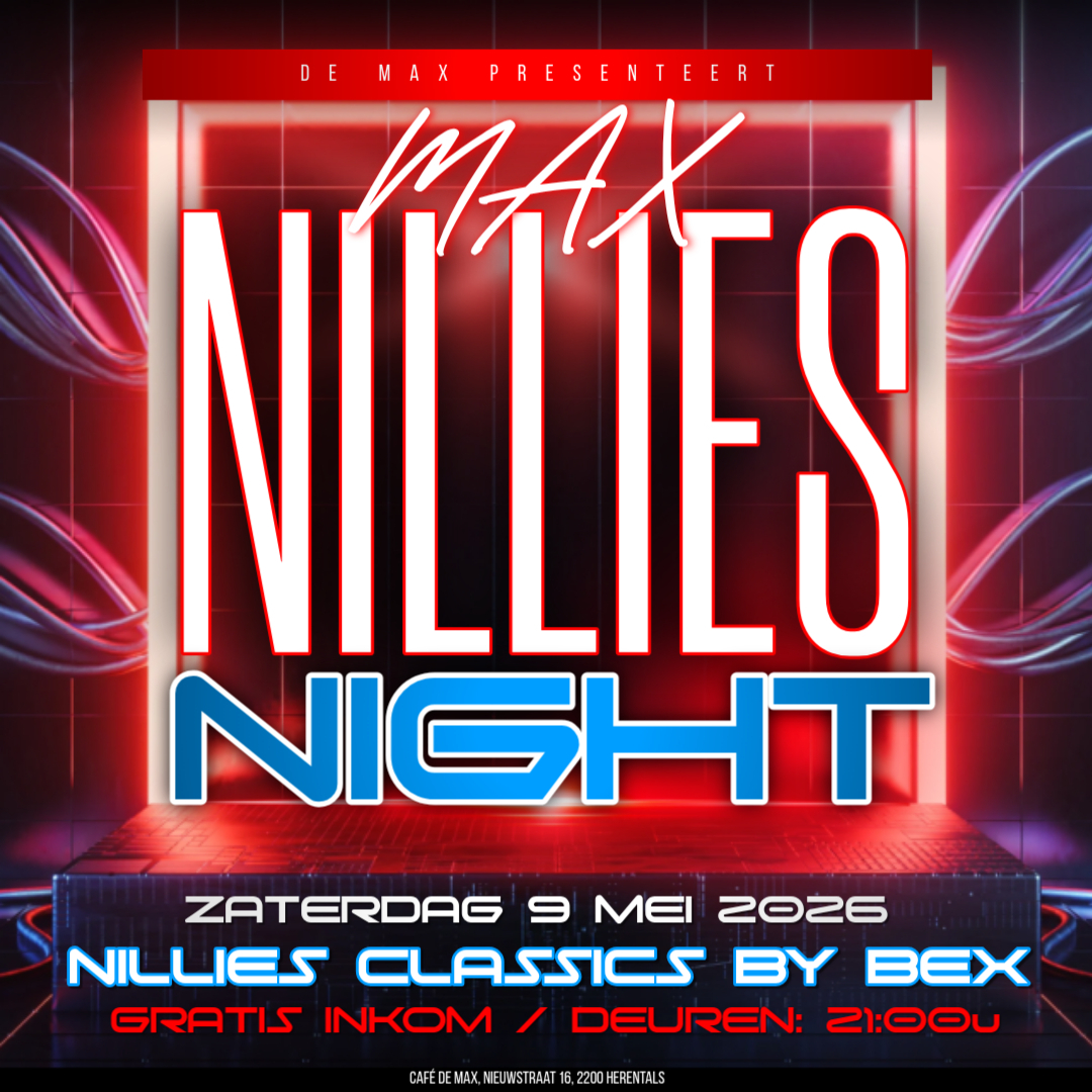 Affiche Nillies Night in Café De Max